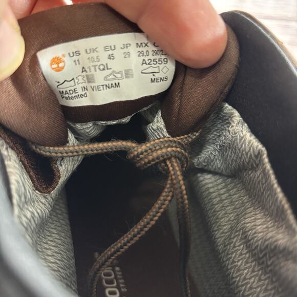 Timberland Cross Mark Gore-Tex Boots Mens 11 AeroCore PT Chukka Lace Up Brown - Picture 12 of 12